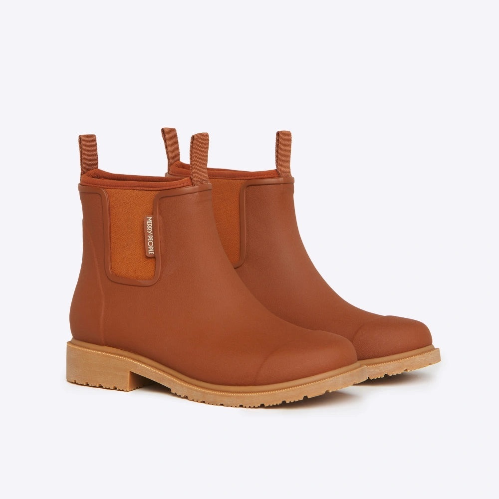 Rust Ankle Rain Boot